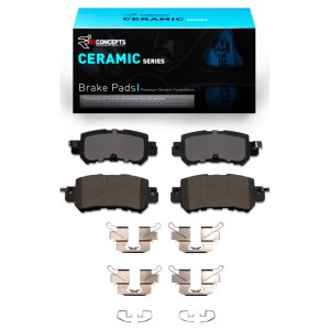 Mazda CX-5 Brake Pads - Rear - R1 Concepts - Ceramic - `13-`18 Mazda CX-5 Brake Pads - Rear - R1 Concepts - Ceramic - `13-`18